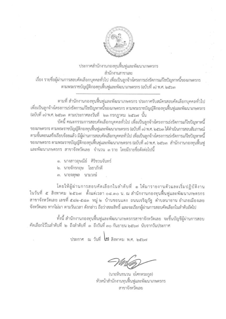 ประกาศรายชื่อผู้ผ่านการสอบคัดเลือก_page-0001_0